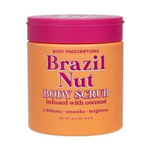 Body Prescriptions Exfoliating Body Scrub Ultra-Smooth Skin, Coconut, Brazil Nut